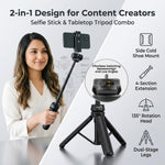 ZORBES 2-in-1 Mini Camera Tripod Grip