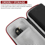 ZORBES® Travel Case for Marshall Emberton/Emberton II EVA Storage Case for Marshall Emberton Anti-Scratch Protection Bag Portable Travel Case Accessory Bag with Handstrap for Marshall Emberton