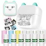 Zeitel® Portable Thermal Mini Printer A8 (Blue)