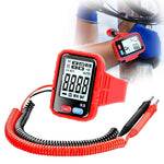 Serplex® Wrist-Worn Digital Multimeter with 4.3 Inch LCD Display, True RMS, Auto-Ranging, AC/DC Voltage Current Resistance Continuity Diode Capacitance Frequency Measurement for Electricians and DIY