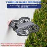 ZORBES® Propeller Guards for DJl Neo 2 Drone, Anti-Collision Drone Propeller Bumper Cover, Lightweight TPE Protective Guards Snap-on Shockproof Frame Bumper Guards
