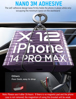 ZORBES® Car Phone Mount Compatible with Magsafe Magnet Phone Holder for Car Desk 360 ° Rotatable Magnet Phone Holder Self-adhesive Phone Holder Strong Magnet Phone Holder for iPhone 14/ 13/ 12