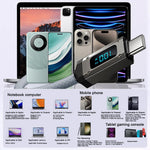 Verilux Type C Charging Cable for iPhone 15 with 240W PD and LCD Display | 6.6ft Data Sync