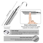 Zeitel® 2PCS Tea Infuser 304 Stainless Steel Tea Infuser Tea Strainer with Hook Tea Filter for Loose Tea, Chamomile, Green Tea Loose Leaves Fine Mesh Strainer for Teapots, Cups, Mugs