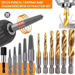 Serplex 11PCS Drill Bit Set with Screw Extractor Bits M3-M10