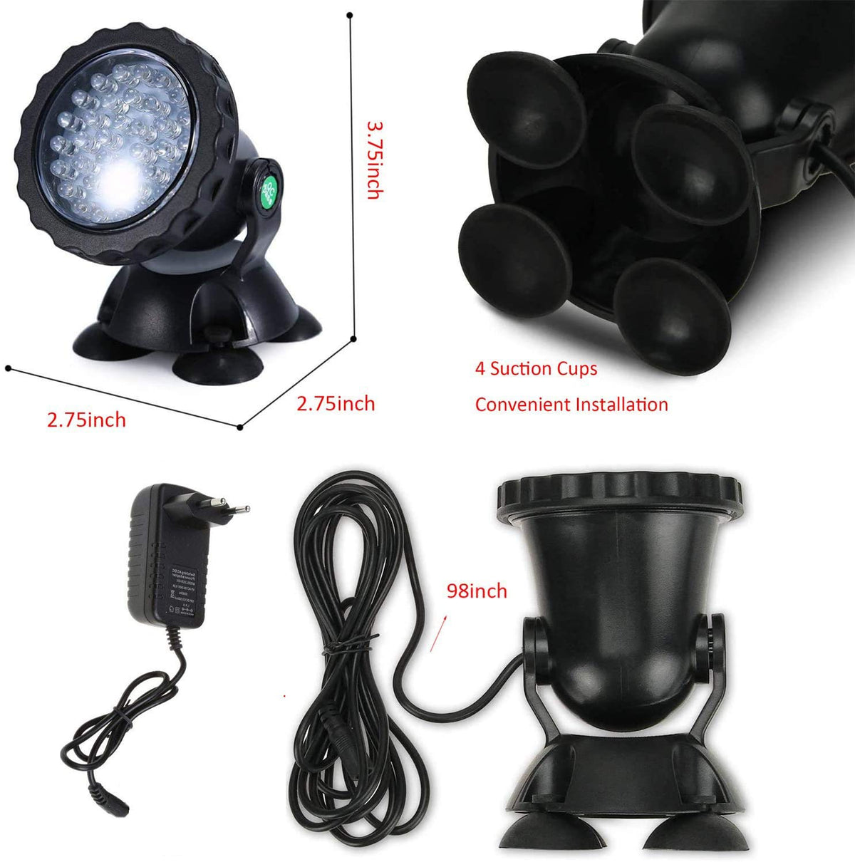 RGB 36 LED Underwater Spot Light