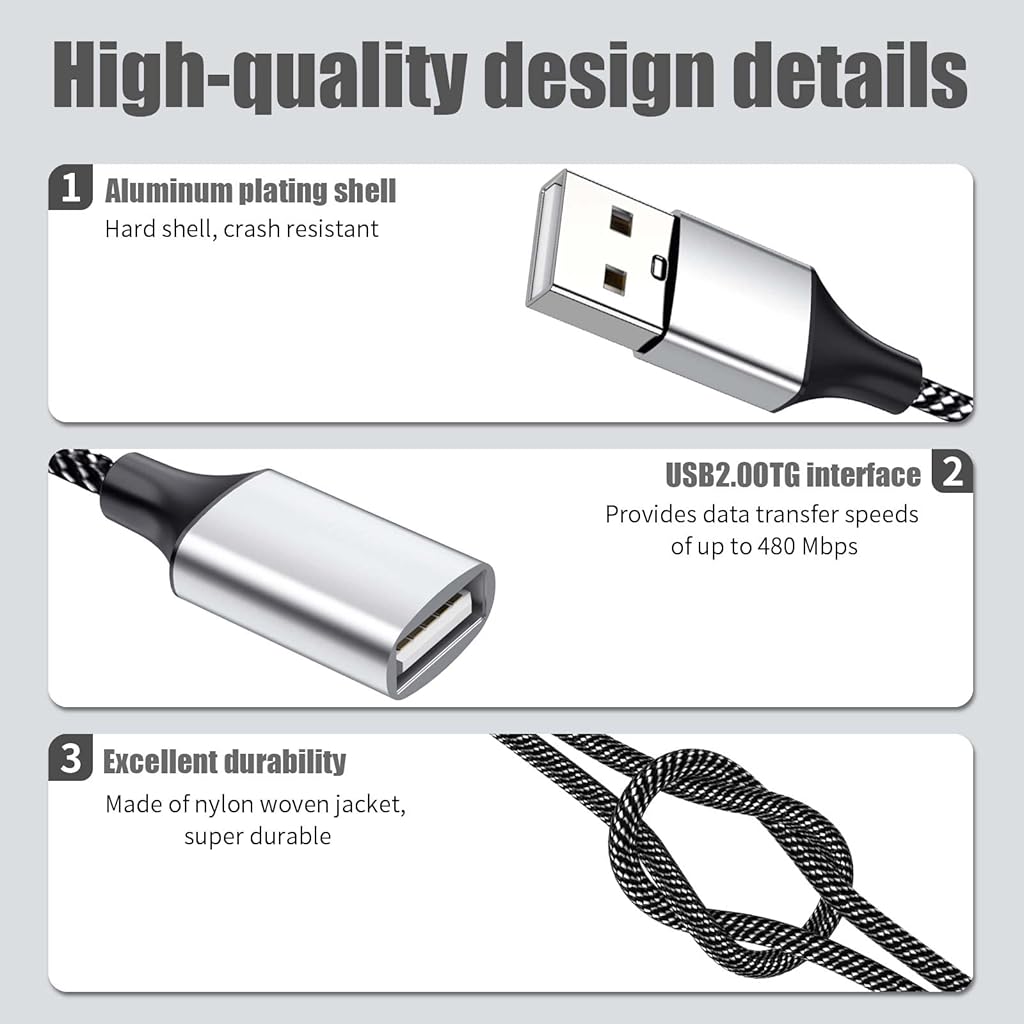 ZORBES® USB A Splitter