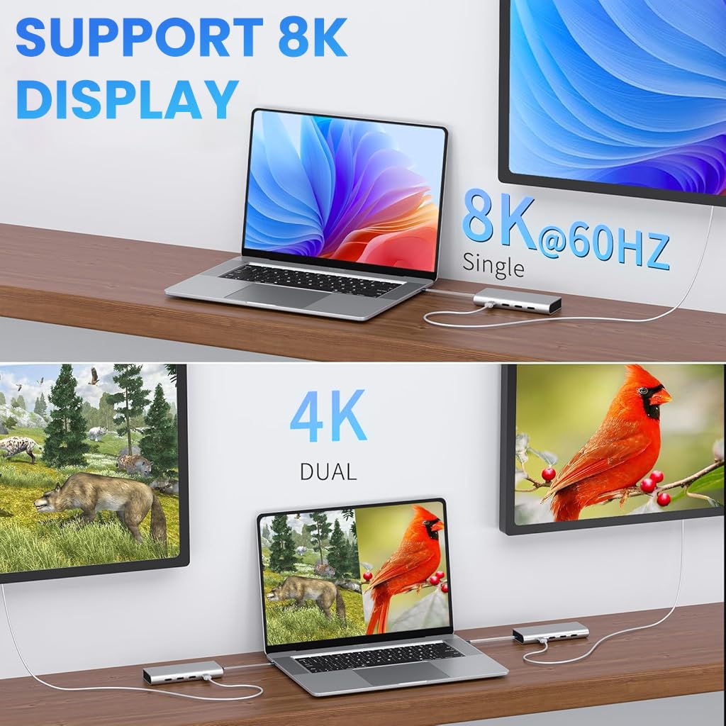 Verilux Type C Cable for Fast Charging featuring 240W PD and 8K Video Output | Grey