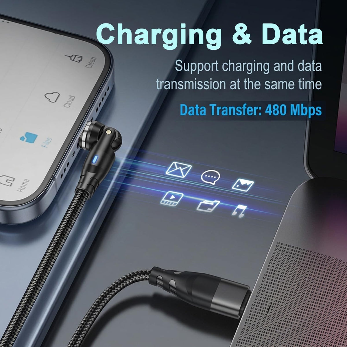 Verilux 60W Magnetic Cable for USB-C