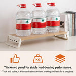 ZORBES Wooden Monitor Stand Riser with 4 USB Ports & Under-Desk Storage