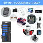 ZORBES® Mini Electric Screwdriver Precision Mini Electric Screwdriver with 40 Bits & Tools Cordless Screwdriver with LED,