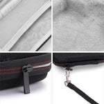 ZORBES® Storage Bag For Samsung T7/T7 Touch Portable Ssd,Shockproof Travel Organizer Storage Case With Handstrap For Samsung T7/T7 Touch 500Gb 1Tb 2Tb Usb 3.2 External SSD (Only Bag),Black