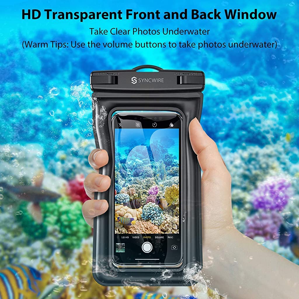 ZORBES® Waterproof Phone Case with Lanyard for Universal Phone Pouch 7.2'' for iPhone 13 Pro Max 13 Mini 12 11 Pro Max Xs Max XR X 8 7 6S,