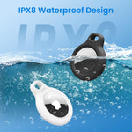 Verilux Silicone AirTag Holder for Keys and Pets with Nylon Strap | 2Pcs Waterproof Case