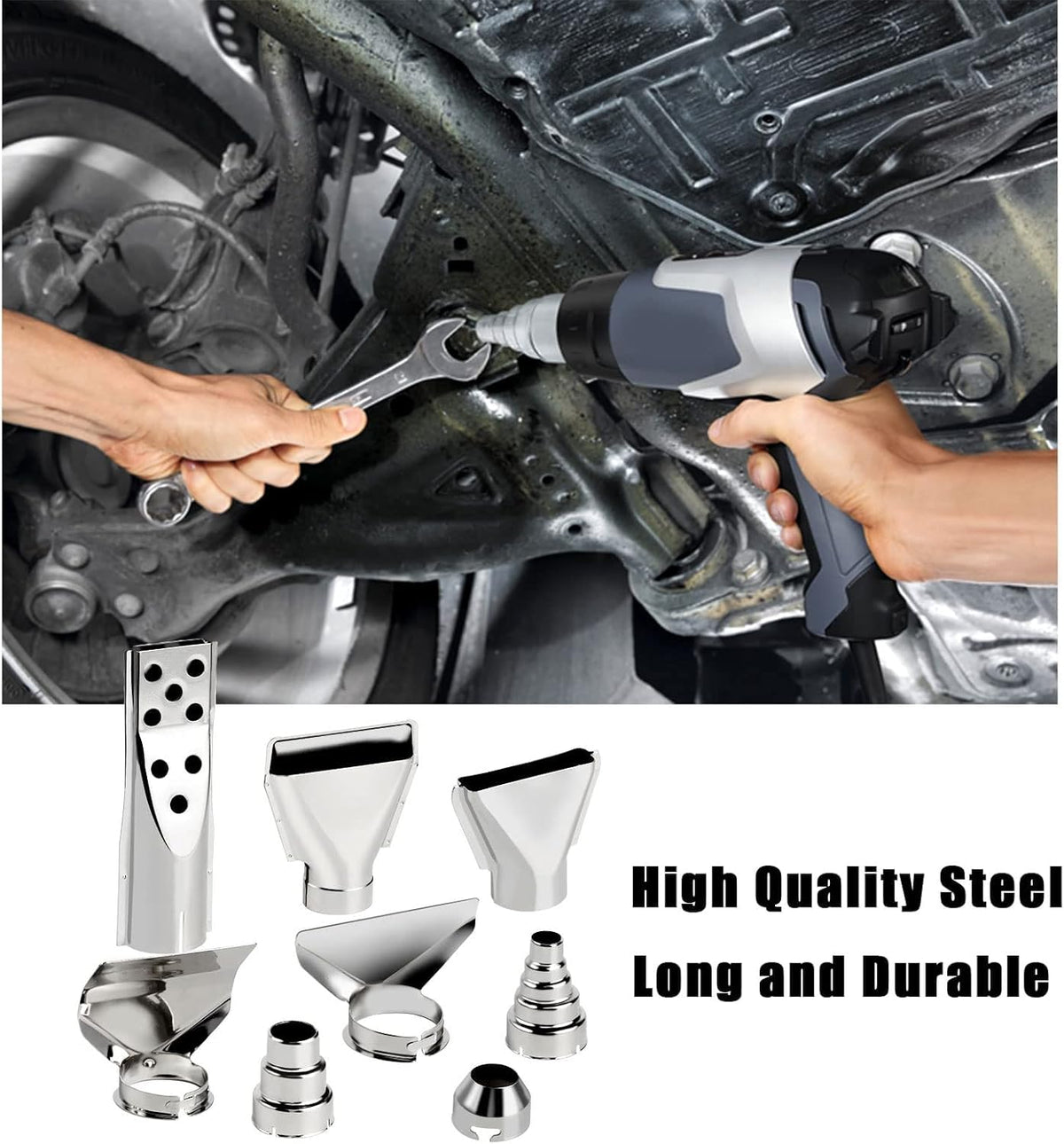 Serplex 8PCS Heat Gun Nozzle Attachment Set