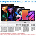 Verilux Stylus Pen for iPad 2018 and Later with LCD Power Display and Palm Rejection | Tilt Sensitivity
