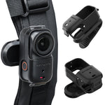 ZORBES® Compatible with Osmo Nano, Clip-on Mount Rotatable Enclosed Cover Mount with Back Clip for Shoulder Strap, POV, Travel