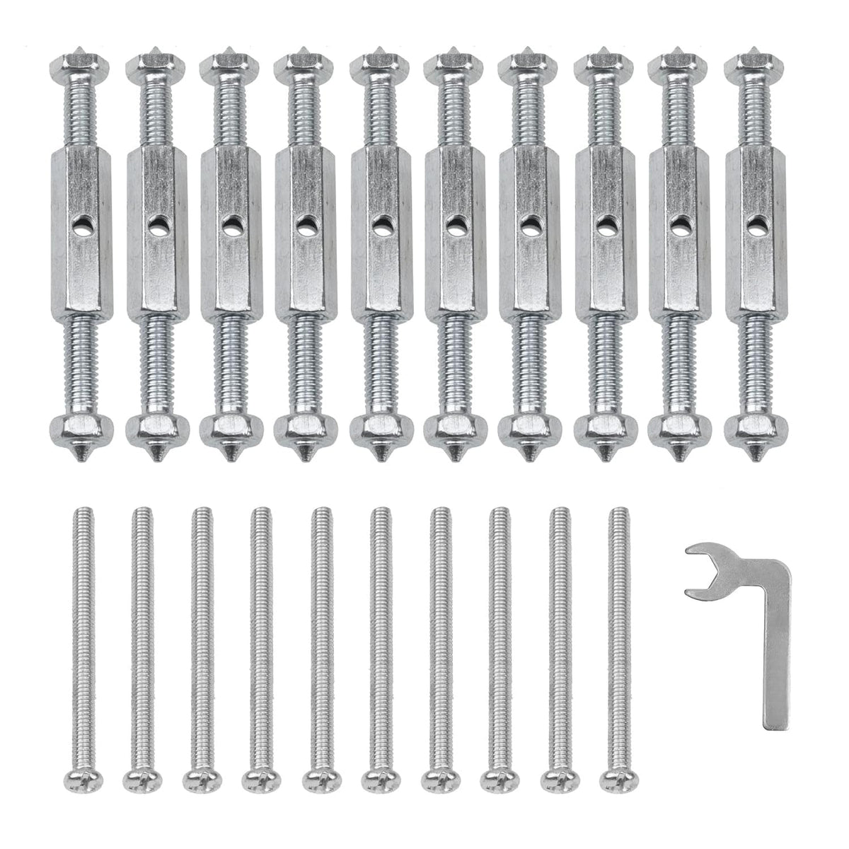 Serplex® 86 Wire Box Repair Kit with 10 Switch Sockets & 10 Masonry Screws Electric Outlets Electrical Outlet Universal Socket Cassette Repair Device Steel Plug Socket Junction Box