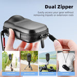 ZORBES® Carrying Case for Insta 360 X4 X5 (for Original Lens Cap), Portable Small Storage Bag Protective Cover Hard Shell Travel