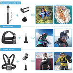ZORBES® 53 in 1 Camera Accessories Kit for Gopro Hero 11 10 9 8 7 6 5 4 3+, 53 in 1 Go Pro Black Bundle, Mount Set for Go Pro Fusion Silver Max Session or Akaso or DJI Osmo