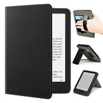 ZORBES® Protective Case Cover for Kindle Paperwhite 12th Gen 7 inch,Smart Deer Flip Case Cover,E-Reader Leather Vintage Embossed E-Reader with Hand Strap & Folding Stand Black