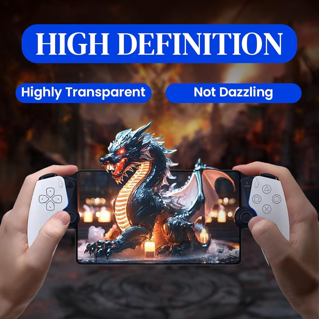 ZORBES® 2 Packs Screen Protector for Playstation Portal Remote Player 8 inch Tempered Glass 5 Handheld Ultra HD Anti-Scratch 3PCS