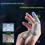 ZORBES® Ultra-Thin Silver Fiber Gaming Finger Sleeves