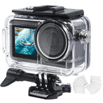 ZORBES® Waterproof Case for DJI Action 5PRO/4/3 with Anti-Fog Underwater Housing Shell Cage Supports 50M/164FT Deep Diving Scuba Snorkeling Swimming with Quick Release Screw, Camera Accessories