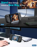 Verilux Multipurpose Gaming 6 in 1 Steam Dock USB Hub