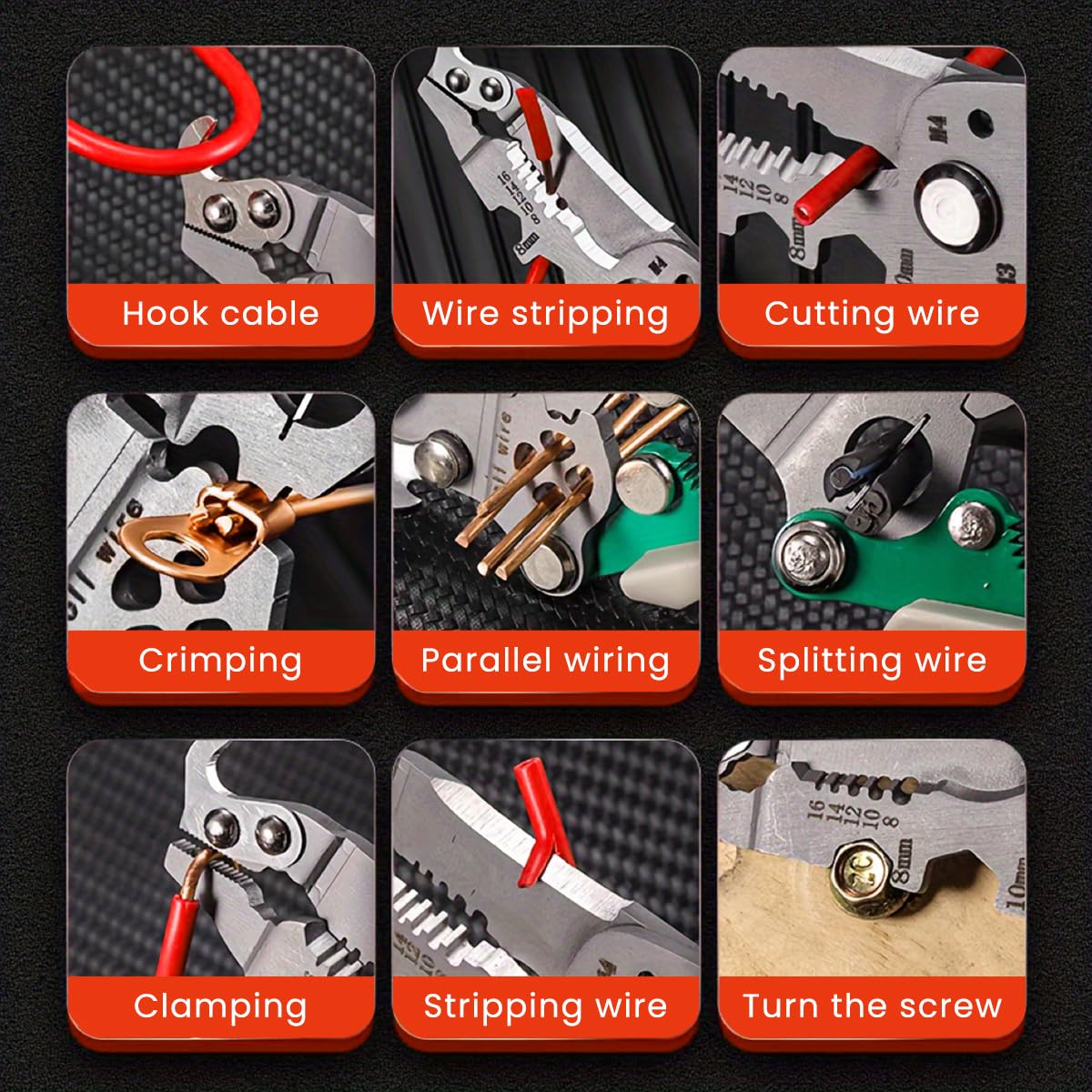 Serplex 18-in-1 Wire Stripper Tool