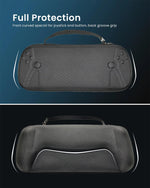 ZORBES® Carrying Case for Sony PlayStation Portal Handheld Gaming Console, Hard Case with Mesh Zipper Pouch Playstation Portal Organizer Bag with Handle Playstation Portal Game Console Accessories Bag