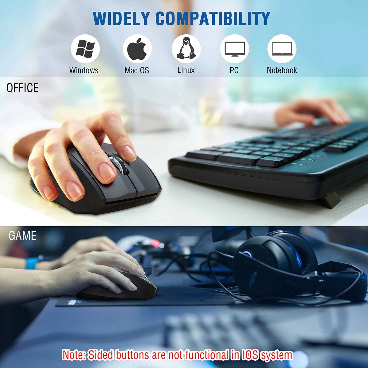 Verilux® 2.4GHz Wireless Mouse