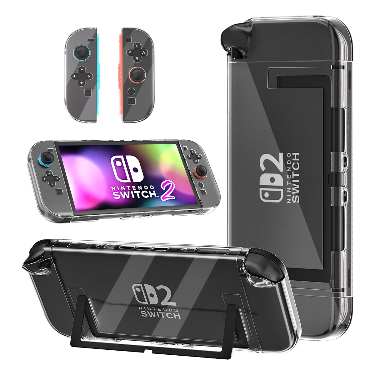 ZORBES® Clear Case Compatible with Switch 2 (2025)
