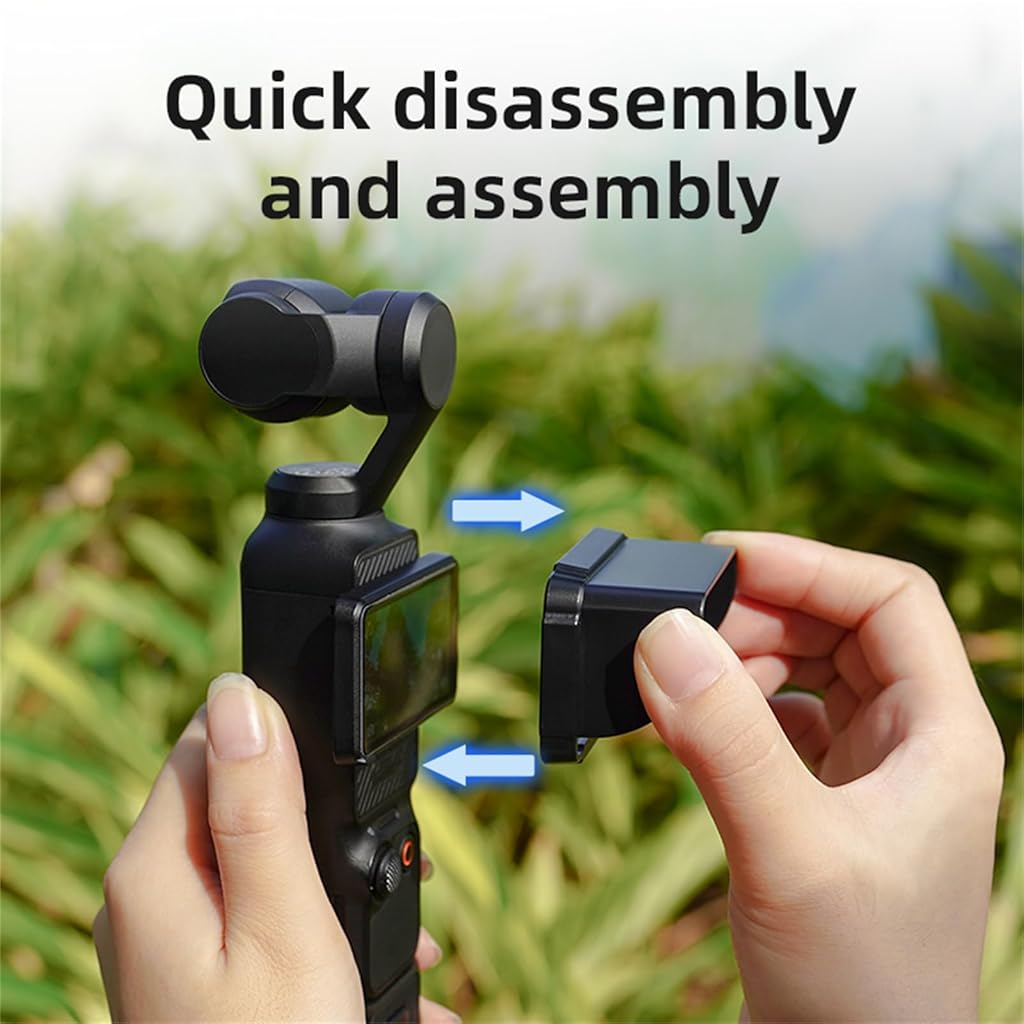 ZORBES® Sun Shade for DJI Osmo Pocket 3, Light Weight Screen Sunshade Hood Cover Anti-Glare Handheld Gimbal Camera Accessories