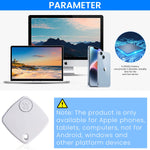 ZORBES® Smart Bluetooth Tracker, Compatible with Apple Find My (iOS Only), Key Finder, Item Locator for Luggage Suitcase, Wallets, Bag, up to 400ft Range