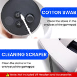 Verilux® VR Headset Cleaning Kit, VR Lens Cleaner, Lens Pen Cleaner Kit for Meta Oculus Quest 2 3 /Xbox/PS/Wii, Cleaning kit for VR Facial Interface & Face Cover Protect Lens from Dust