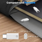 Verilux Type C to 3.5mm Headphone Jack Adapter with Hi Fi DAC for iPhone 16 and Galaxy S25