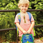 ZORBES® Waterproof AirTag Holder Cartoon Dino Yellow Brooch Pin AirTag Holder Silicone Waterproof AirTag Holder Anti-Lost Brooch Pin AirTag Holder for Kids, Luggage, Bag, Backpack