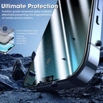 ZORBES® 2 Packs Edge to Edge Privacy Screen Protector for iPhone 14 Pro 6.1'' HD Tempered Glass Screen Protector Anti-glare Screen Protector for iPhone 14 Pro