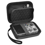 ZORBES® Hard EVA Carrying Case for Retro Handheld Game Console, Shockproof Protective Travel Storage Bag Portable Retro Gaming Console Case with Mesh Pocket & Wrist Strap