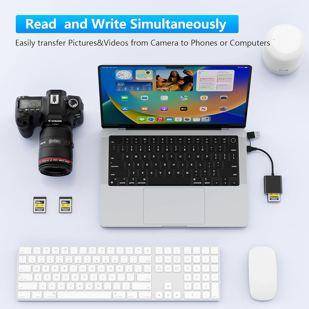 Verilux® CFexpress Type B Card Reader with USB 3.2