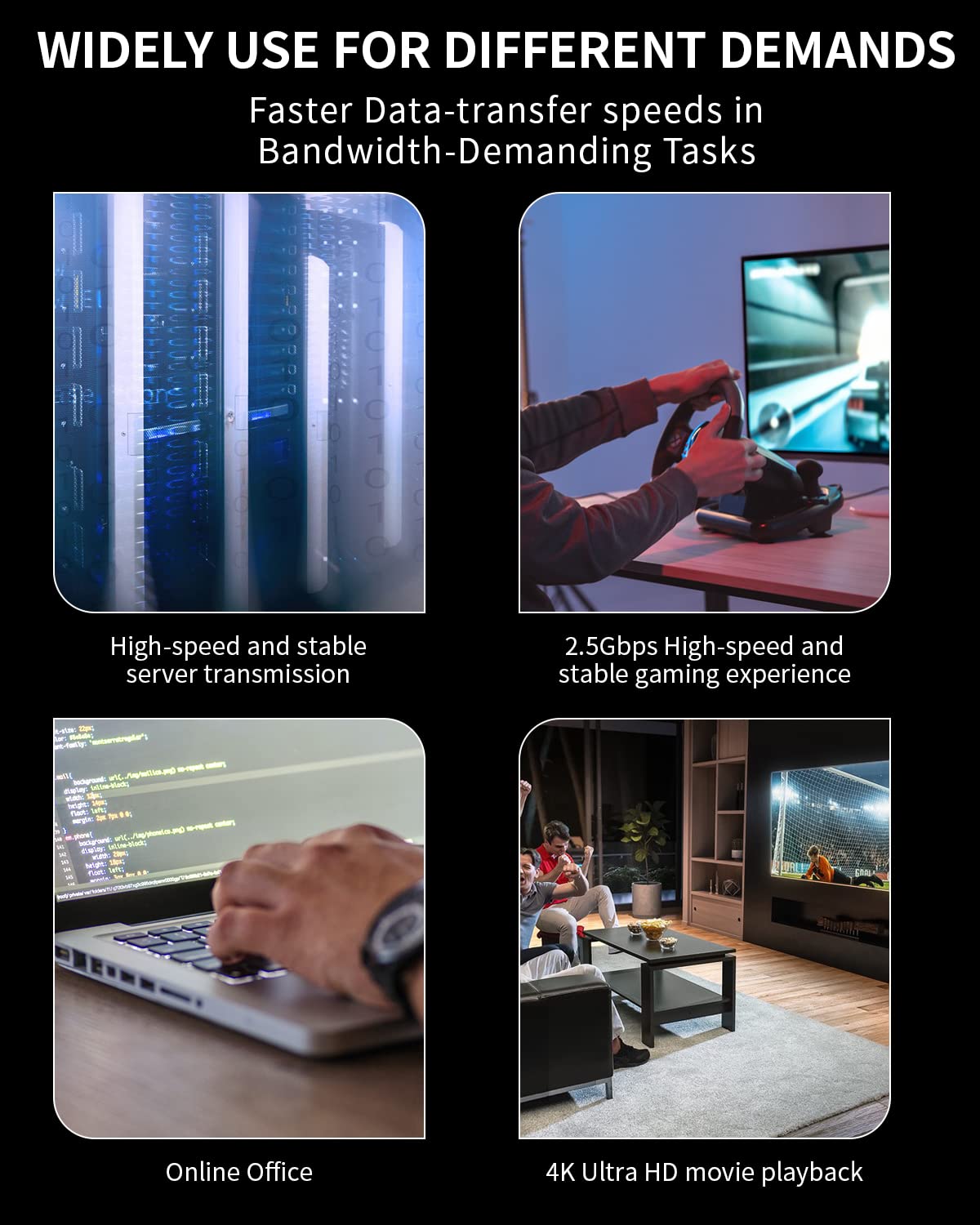 Verilux 2.5GBase T PCIe Network Adapter for Windows Linux and Mac featuring RJ45 Port | Supports 10 100 1000 2.5Gbps Full Duplex Flow Control