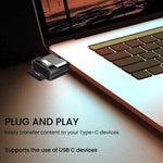 Verilux TF Card Reader for Type C Devices featuring OTG Function and 480 Mbps Transfer Speed