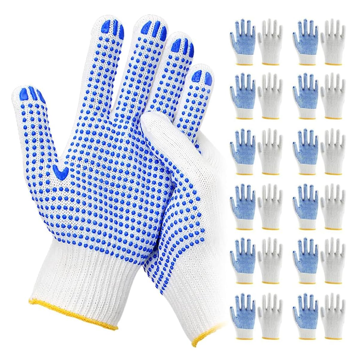 Serplex 12-Pair PVC-Dot Work Gloves