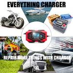 6A 12V/3A 24V Car Battery Charger (Red)