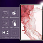 ZORBES® 2 Pack Tempered Glass Screen Protector for Samsung Galaxy Tab S7 2020/Galaxy Tab S8 2022/Galaxy Tab S9, Tempered Glass Screen Guard HD Anti-glare 9H Hardness Tempered Glass Film, 11 Inch
