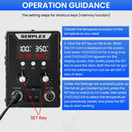 Serplex 700W 2-in-1 SMD Rework Hot Air Gun Soldering Station