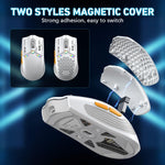 Verilux Wireless Gaming Mouse for Esports with 12000 DPI Sensor and Swappable Shells | White