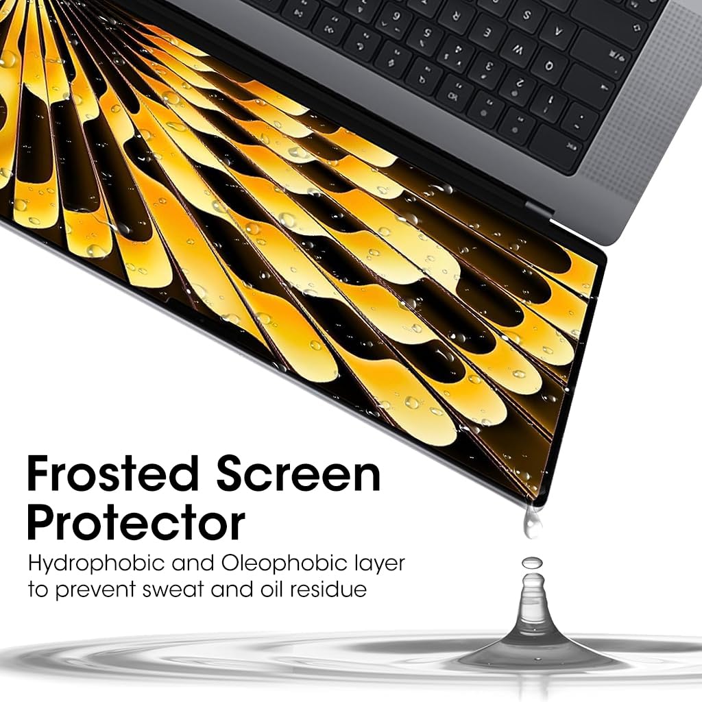 ZORBES® UHD Screen Protector for 2023 MacBook Air 15 Inch Screen Protector for MacBook 2023 Released PET HD Anti-glare Screen Protector Eye Protection Laptop Screen Protector for MacBook Air - verilux