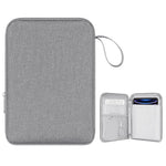 ZORBES® 12.9 inches Tablet Travel Bag for iPad Waterproof Travel Zipper Bag with Utility Mesh Pocket Padded Cushioning Scratchproof Tablet Travel Accessories Universal Tablets Organizer, Blue